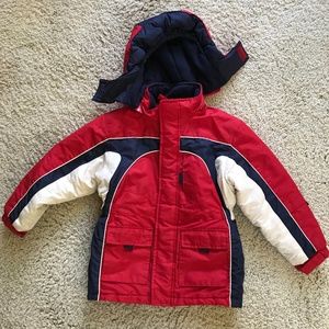 Boys Winter Ski Jacket with Detachable Hood Sz 5